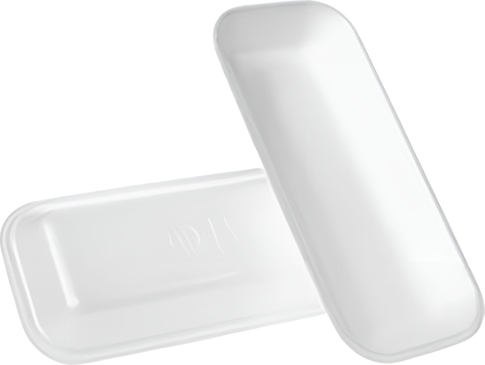 Dyne-A-Pak Inc. - 10.75" x 5.88" x 0.69" 10S White Foam Meat Trays, 500 Per Case - 201010SW00