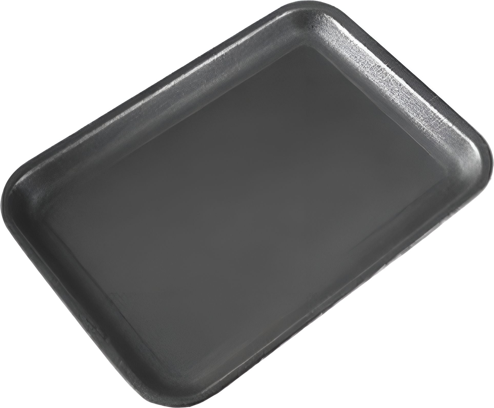 Dyne-A-Pak Inc. - 8.25" x 5.75" x 0.62" 2S Black Foam Meat Trays, 500 Per Case - 201002SN00