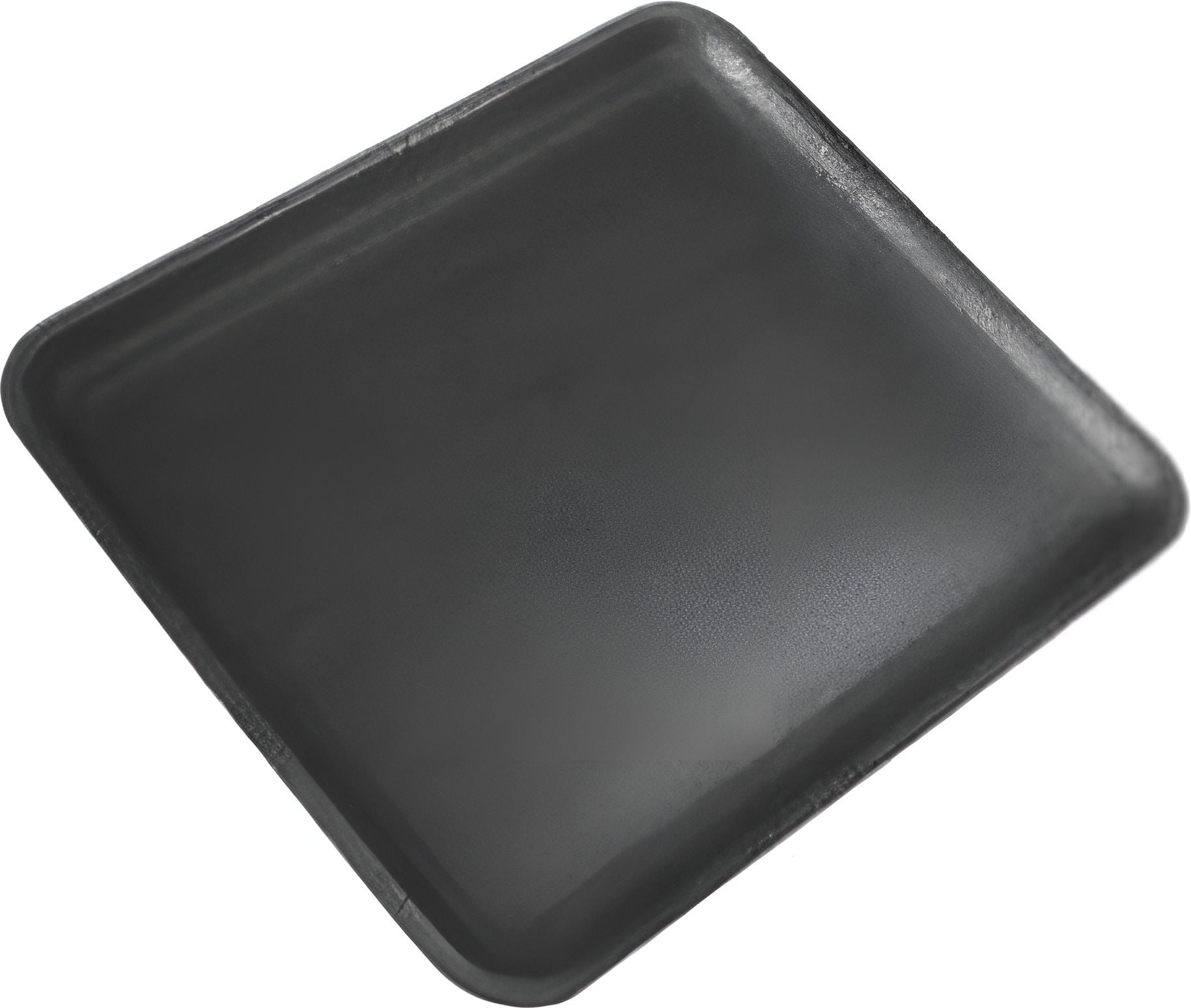 Dyne-A-Pak Inc. - 11" x 9" x 0.625" 12S Black Foam Meat Trays, 250 Per Case - 201012SN00