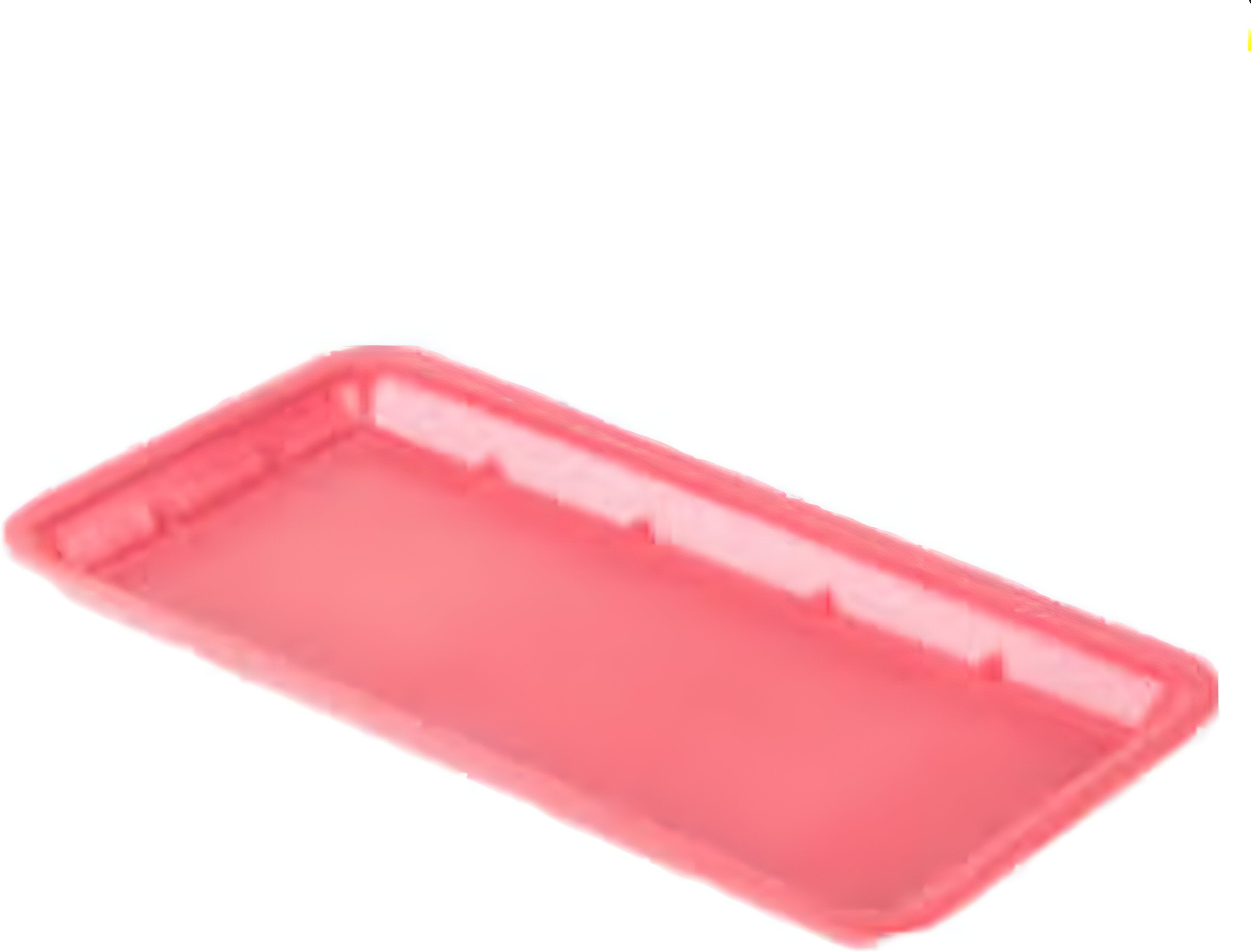 CKF Inc. - 7.2 x 9.2 x 1.3", 4P Dark Rose Pink Foam Trays, 400/Cs - 88077