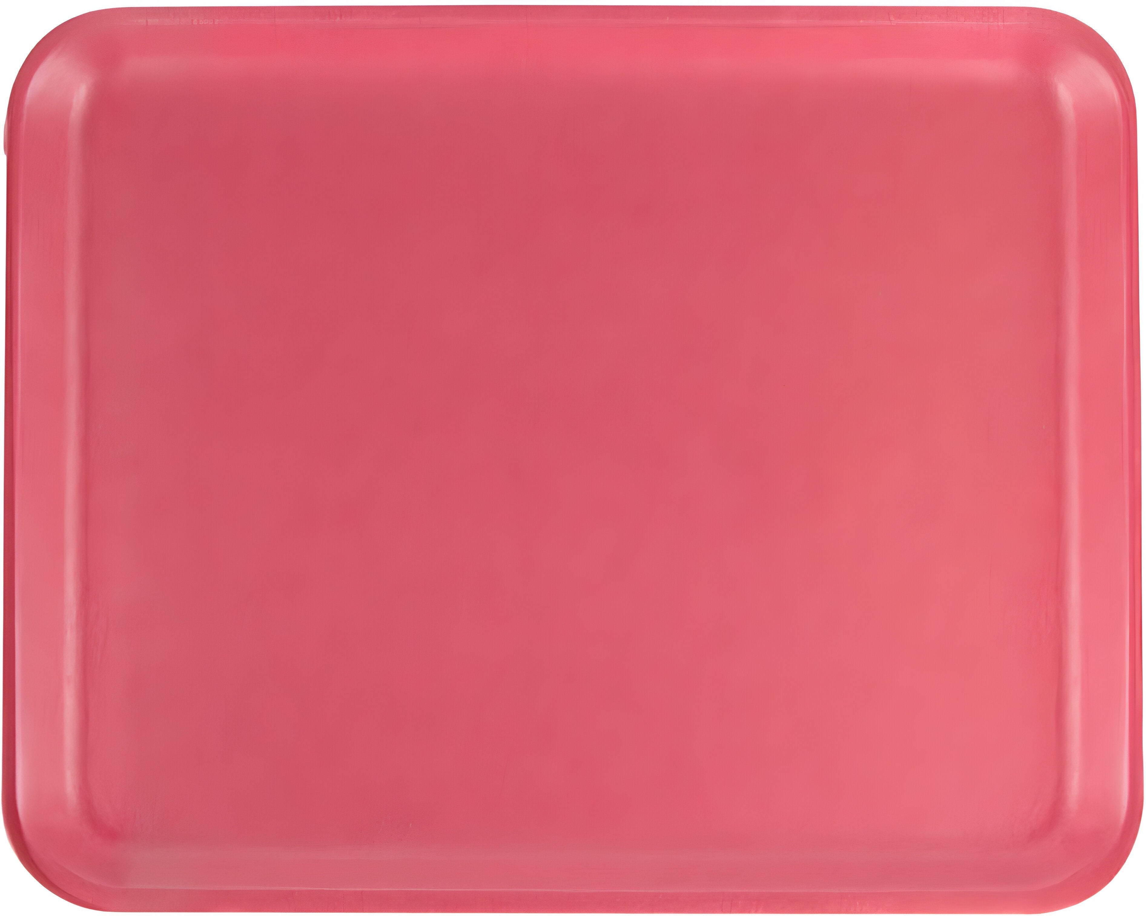 CKF Inc. - 5.3" x 8.3" x 1" Dark Rose Pink Foam 2PP Tray, 400/Cs - 88080