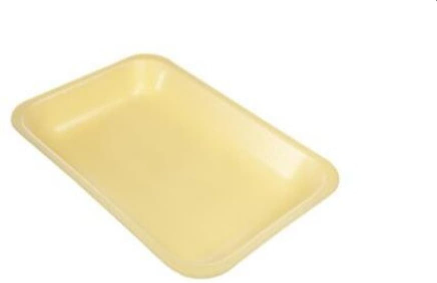 CKF Inc. - 16.3" x 27.7" x 11.4" Yellow Foam 2PP Tray, 400/Cs - 87911