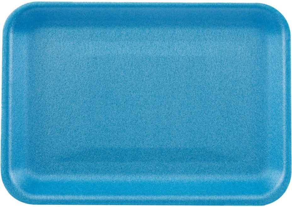 CKF Inc. - 8.25" x 5.75" x 0.5" Blue 2S Foam Tray, 500/Cs - 88003
