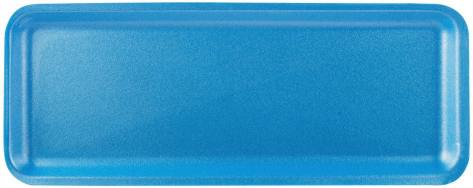 CKF Inc. - 14.75" x 5.75" x 0.63" Blue Foam Tray, 250/Cs - 88007