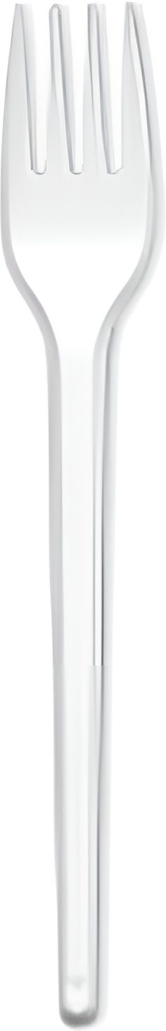 Darnel - TAMI White Medium Weight Plastic Cutlery Fork, 1000/ Cs - D81110001