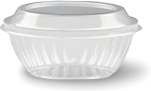 Darnel - 8 Oz Clear Plastic Bowls with Lids Combo, 200/cs - D770800S