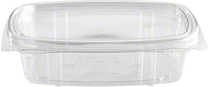 Darnel - 8 Oz Clear SelloPlus Hinged Deli Containers - D750801