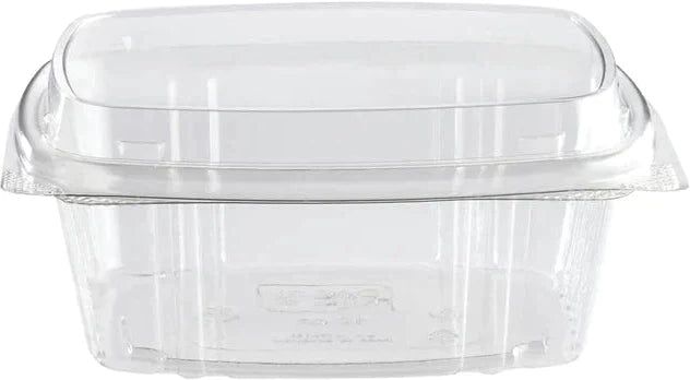 Darnel - 8 Oz SelloPlus Clear Hinged Deli Containers with Medium Dome Lid - 565979