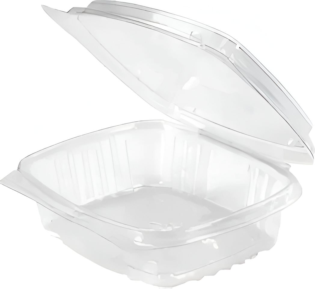 Darnel - 16 Oz SelloPlus Clear Hinged Deli Containers with Medium Dome Lid, 200/Cs - D751600F