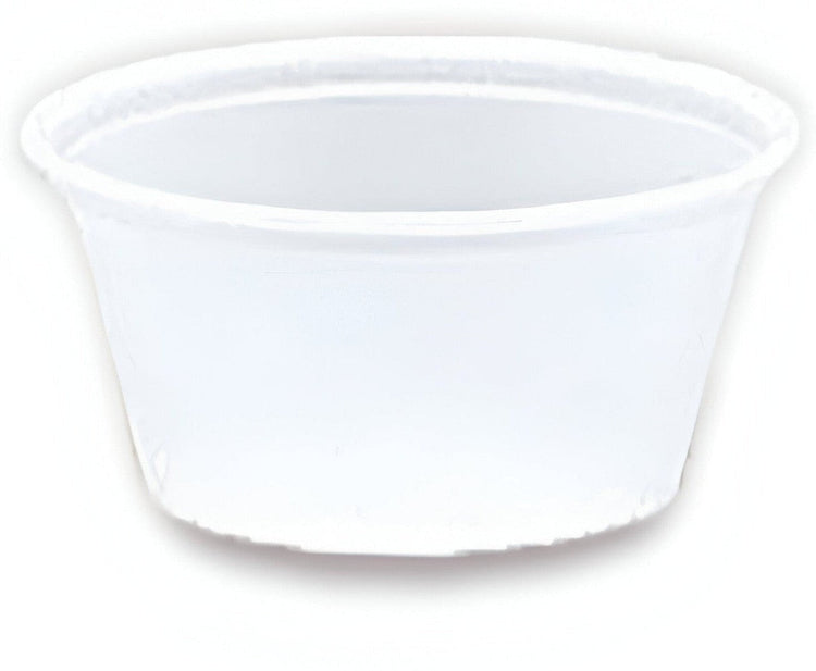 Darnel - 4 Oz Translucent Plastic Portion Cups, 25x100/cs - D634002A