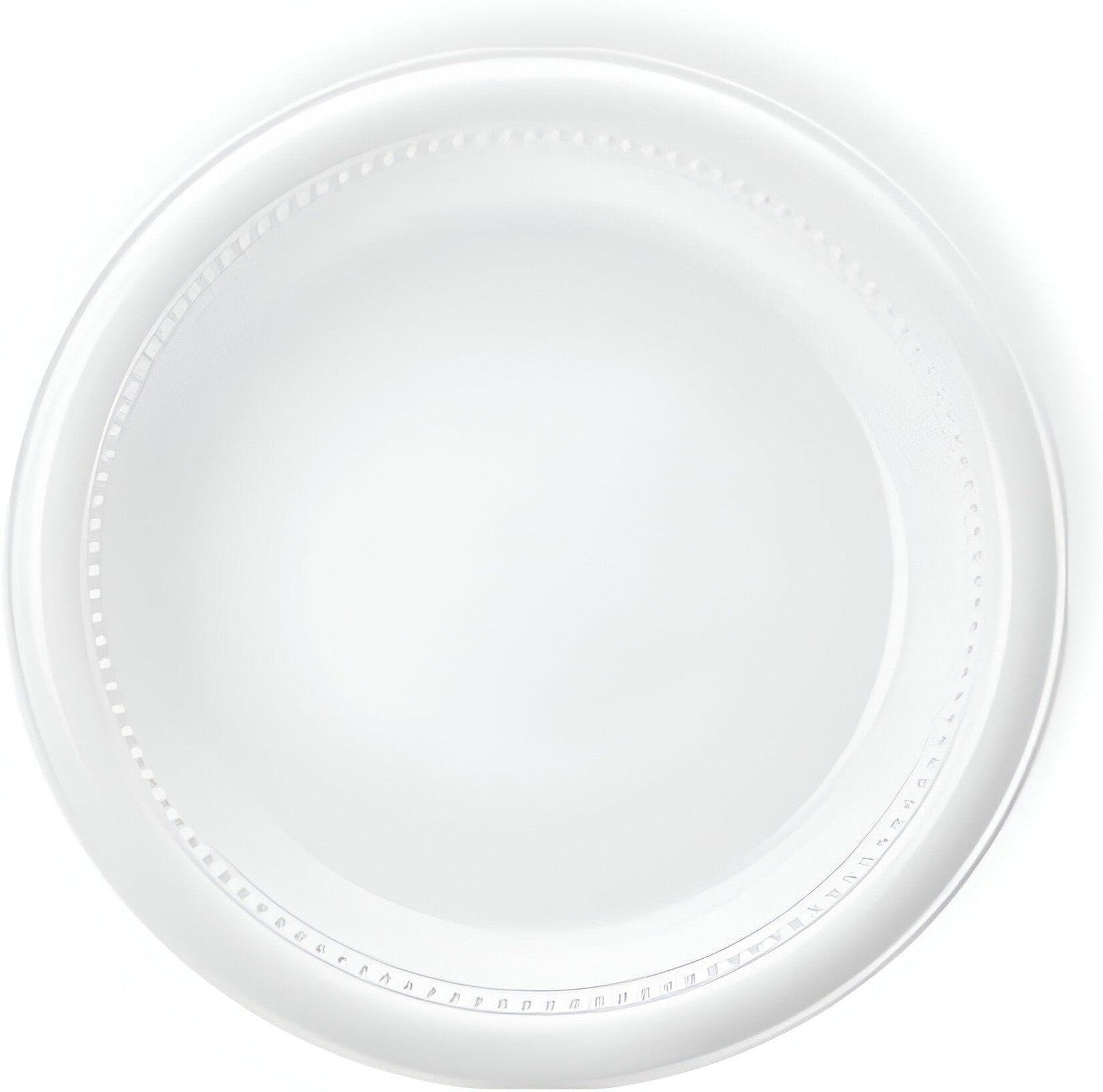 Darnel - 9" White Plastic Plates, 500/Cs - D592301C1