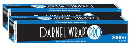Darnel - 18" x 2000 ft All Purpose Cutter Box Food Film Wrap, 2000 Feet/Roll - SDPJ18-2000F