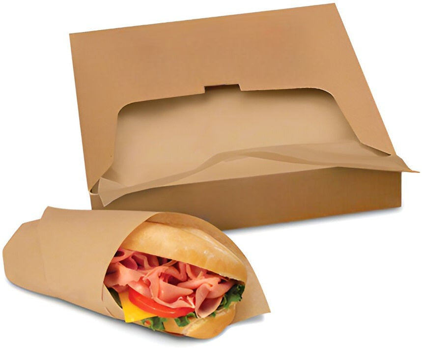 De Luxe - 12" x 12" 2S Sealable Sandwich Wrap, 5000/cs - 381212