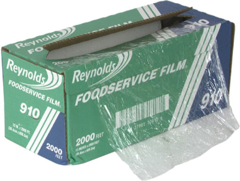 Reynolds Wrap - 12" x 2000 ft Food Service Plastic Film Wrap, 2000ft/rl - 910