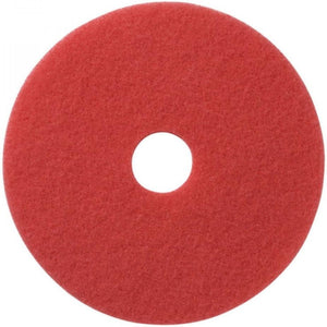 Americo - 12" Red Buffing Floor Pads, 5/Cs - 404412