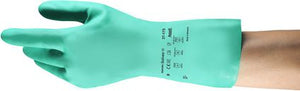 Ansell - Medium Green Solvex Nitrile Gloves - 37-175