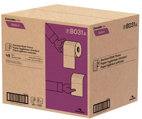 Cascades Tissue Group - 420 Sheets Select 2 Ply Toilet Tissue 48 Rl/Cs - B021