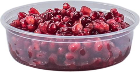 Fabri-Kal - 8 Oz Clear Polypropylene Round Deli Containers , 500/Cs - 9505100