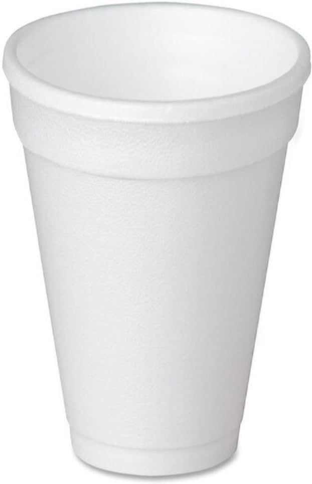 Genpak - 16 Oz Plain Foam Cups, 500/Cs - 160M