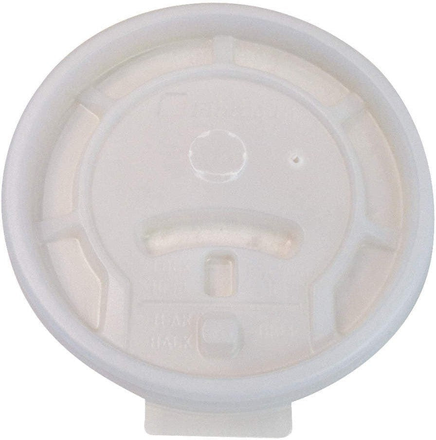Genpak - Plastic Lid Fits 5C, 800M Foam Cups, 1000/Cs - FBS800