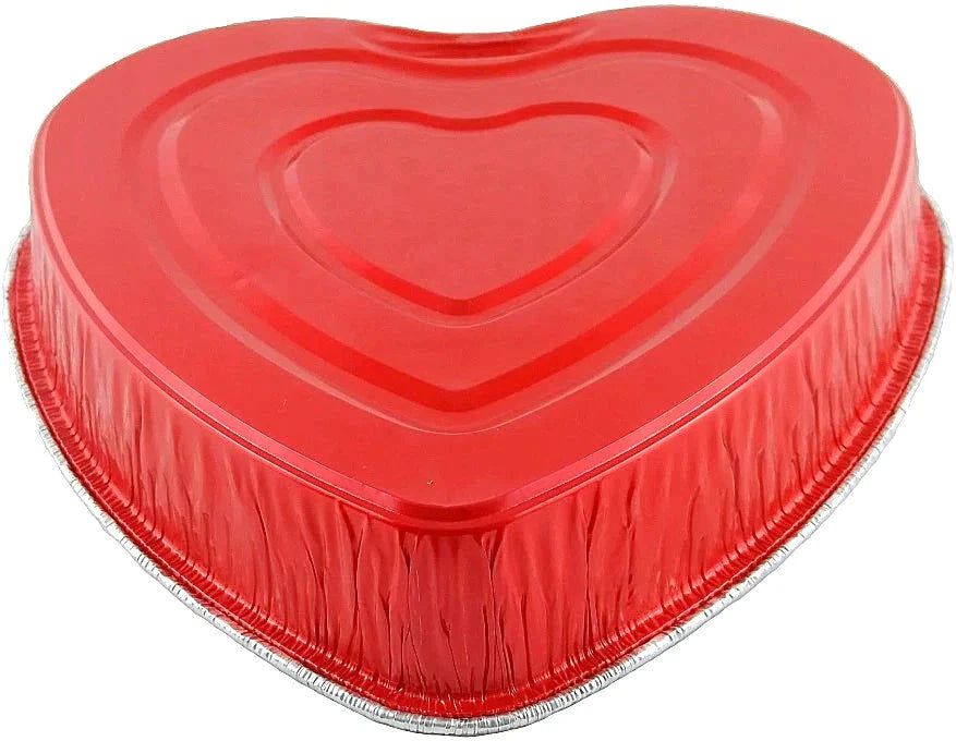 HFA - Large Heart Shaped Foil Pan, 100/Cs - 339-30-100