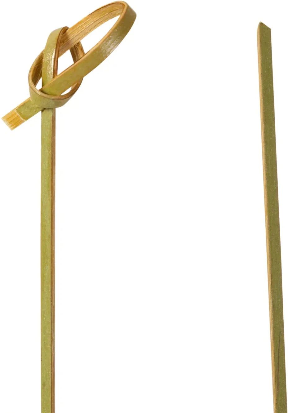 Hy-Stix - 4" Bamboo Knotted Skewer, 1000/Cs - 82-084KN-RP