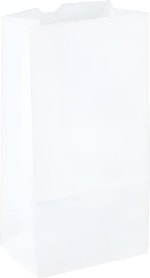 International Paper - #4 White Paper Bag, 500/Bn - 5186