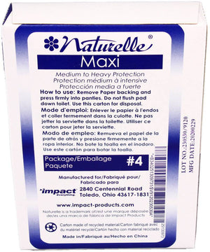 Naturelle - Ultra Thin Maxi Pad, 200/cs - 25130973
