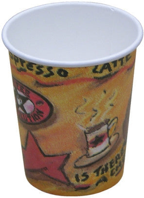 Pactiv Evergreen - 10 Oz Paper Coffee Revolution Design Hot Drink Cups, 1000/Cs - D10HCREV