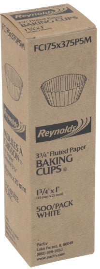 Pactiv Evergreen - 1.25 Oz Paperboard Baking Cups, 500/tb - FC175X375P5M