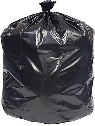 RiteSource - 24" x 22" Regular Black Garbage Bags, 500/cs - 2422RB
