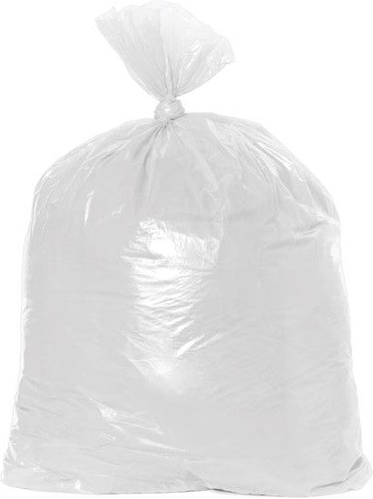 RiteSource - 24" x 22" Regular White Garbage Bags, 500/cs - 2422RW