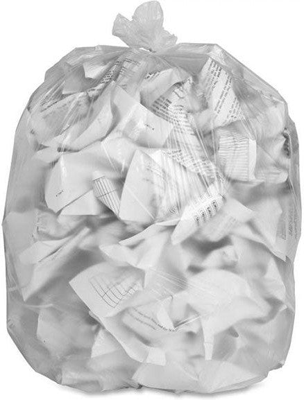 RiteSource - 26" x 36" Regular Clear Garbage Bags, 250/cs - 2636RC