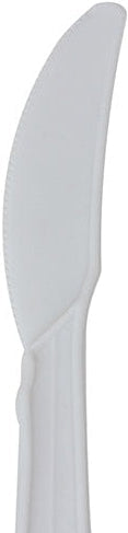 RiteWare - White Medium Polypropylene Knives Weight Cutlery, 1000/Cs- C2102