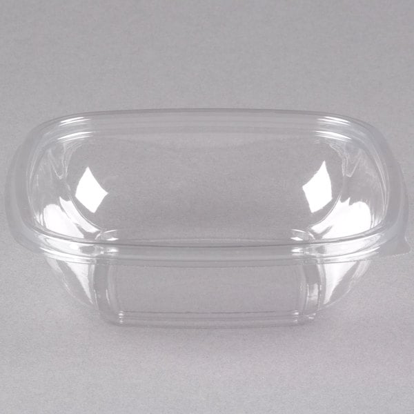 Sabert - 8 Oz Clear Square Plastic Bowl, 500/Cs- 15008B500