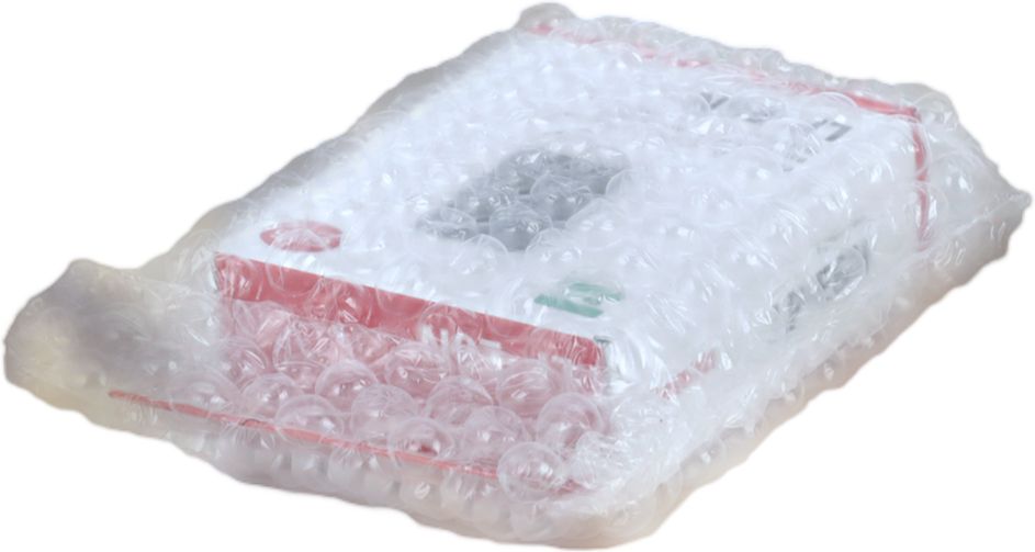 Sealed Air - PKG10431 3/16" x 8" x 18" Bubble Bag With 1" lip Seal & Tape, 250/Cs - 100911295