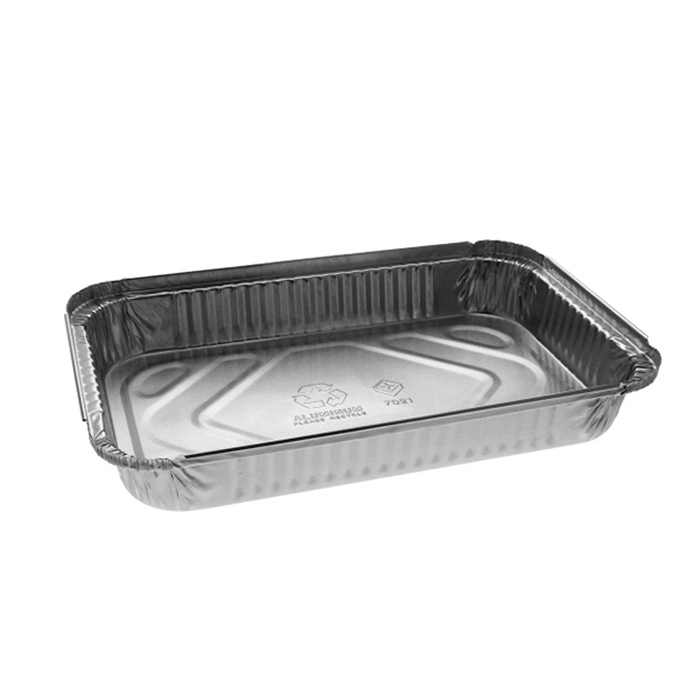 Pactiv Evergreen - 4 lb Oblong Aluminum Takeout Container, 150/Cs - Y702145