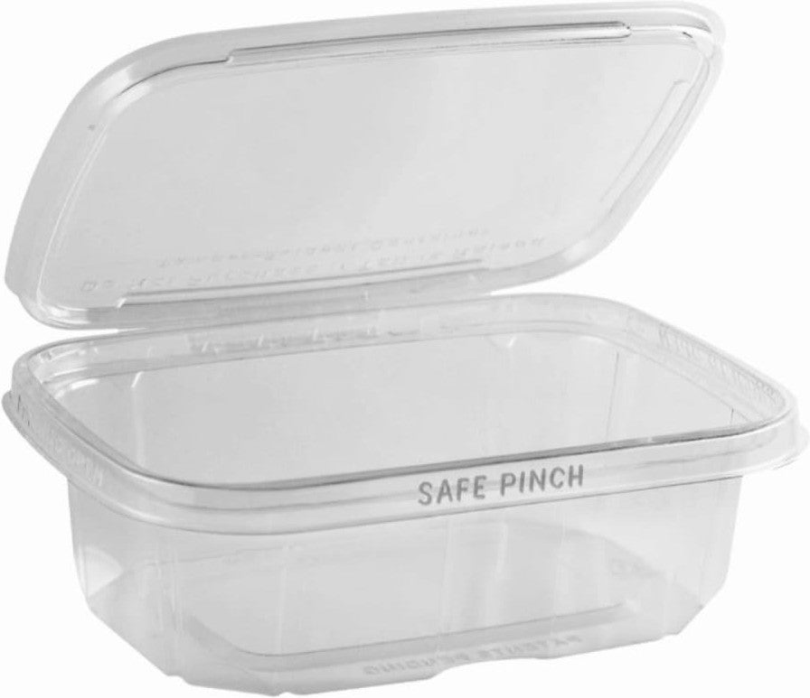 Anchor Packaging - 24 Oz Safe Pinch Tamper Clear Hinged Container, 200/Cs - 4512000