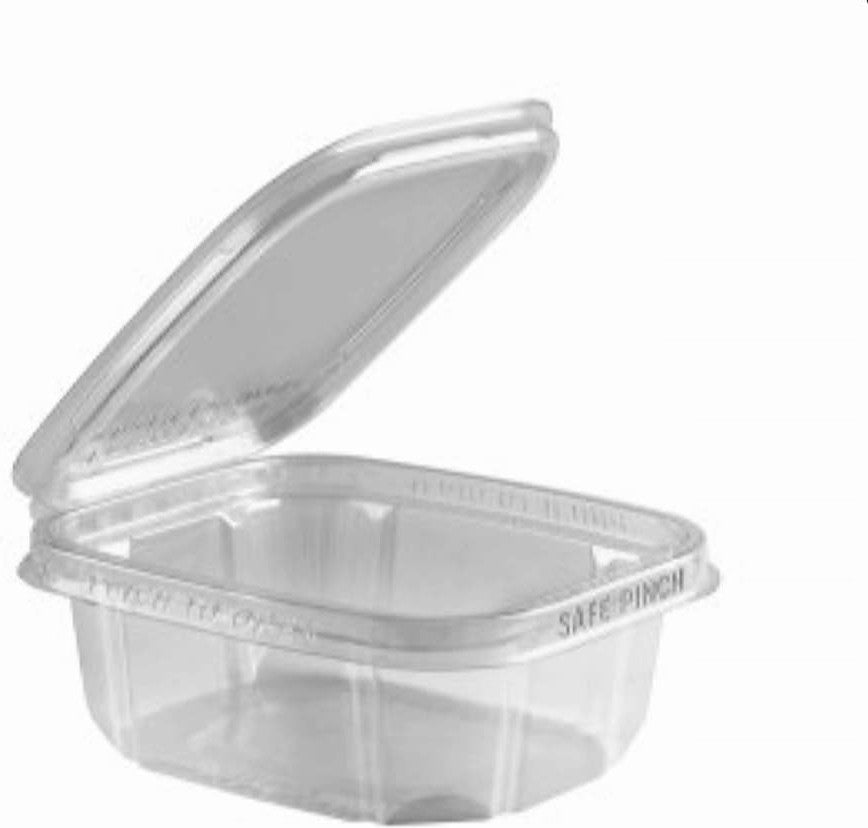 Anchor Packaging - 12 Oz Safe Pinch Tamper Clear Hinged Container, 200/Cs - 4512025