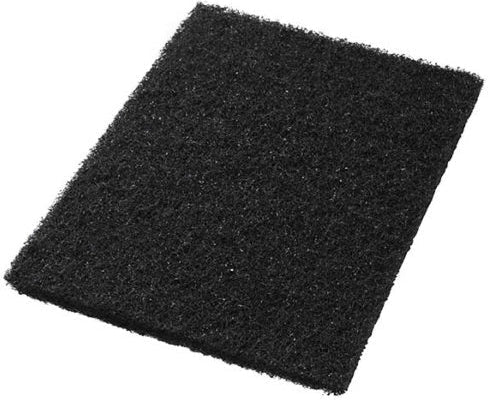 Americo - 14" x 20" Black Stripping Floor Pads, 5/Cs - 40011420