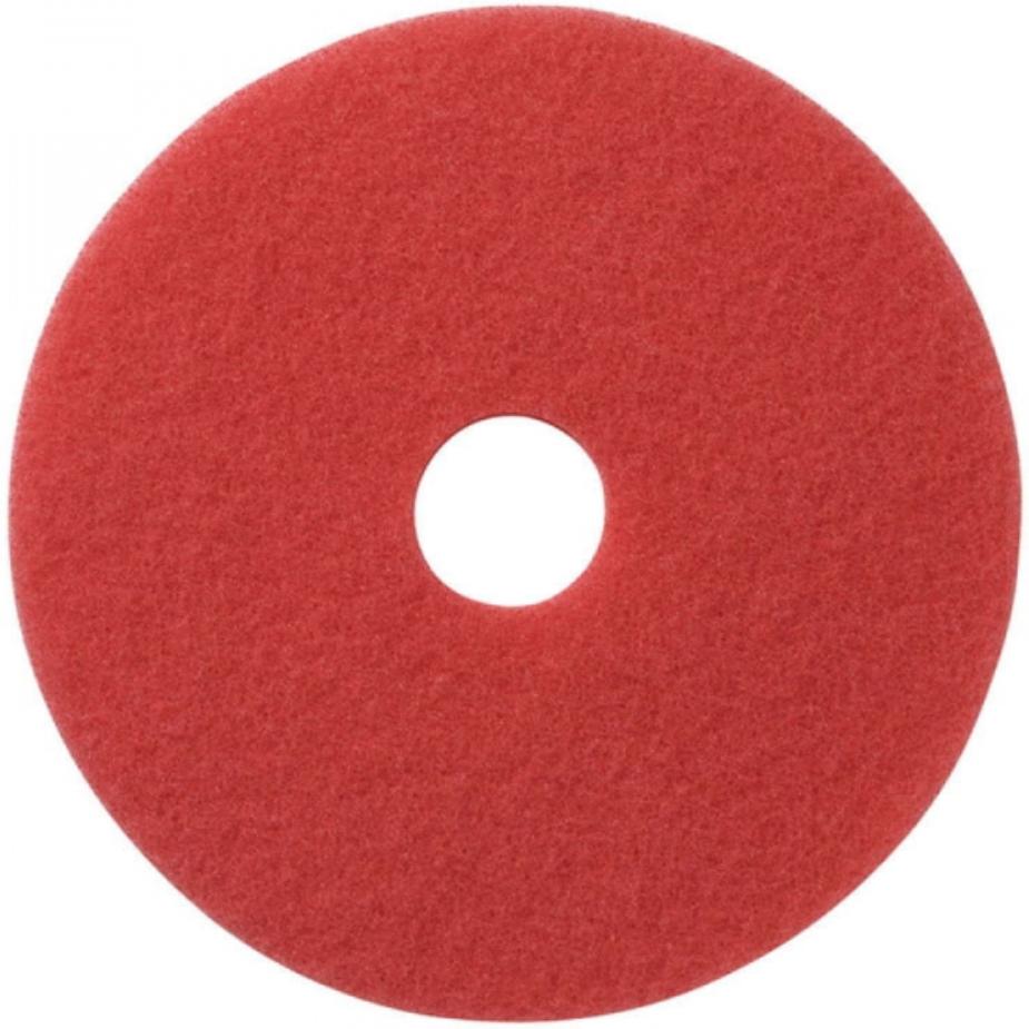Americo - 18" Red Buffing Floor Pads, 5/Cs - 404418