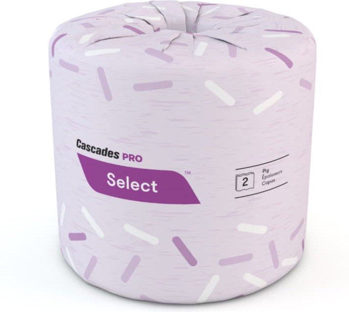 Cascades Tissue Group - 500 Sheets 2 ply Toilet Tissue, 500sh/rl - B040