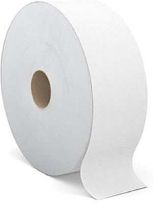 Cascades Tissue Group - 1400 Feet Tandem 2 ply JRT White Toilet Tissue, 6rl/cs - T260