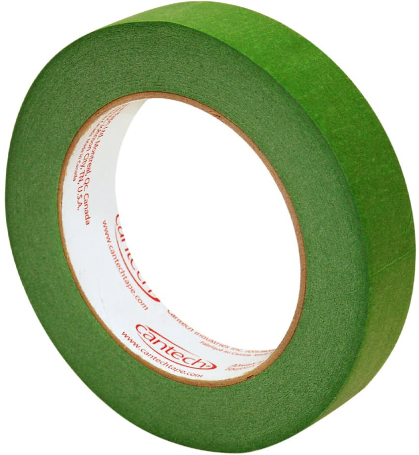 Cantech - 24 mm x 55 m Green Painter Tape, 36Rl/Cs - 109-07-24-55