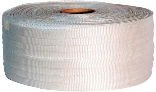 CWP - 1/2" Woven Poly White Industrial Strapping, 3609ft/rl - 40HDPLA