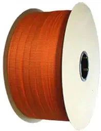 CWP - 3/4" x 1650' Woven Poly Orange Industrial Strapping, 1650ft/rl - 75HDORG