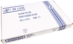De Luxe - 16.4" x 24.4" Eco Bake Silicone Pan Liner White, 1000/cs - 311625