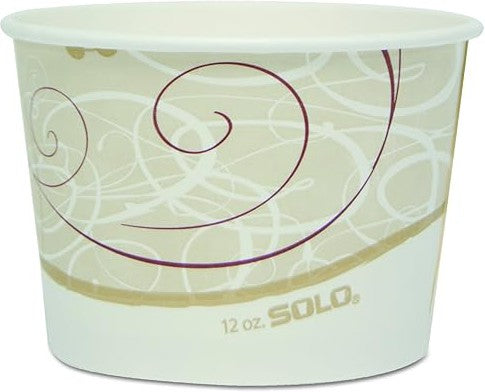 Dart Container - 12 Oz Solo VS DSP Symphony Paper Container, 1000/Cs - VS612-J8000