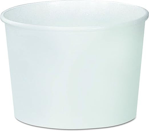 Dart Container - 16 Oz White DSP Paper Food Container, 500/Cs - VS616-02050