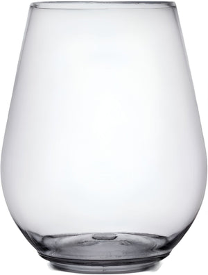 Fineline Settings - 4 Oz Renaissance Plastic Stemless Wine Goblet, 64/cs - 2704
